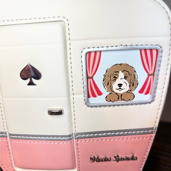 Kate Spade Rare Pink and White Camper Crossbody Bag - Picture 2 of 11